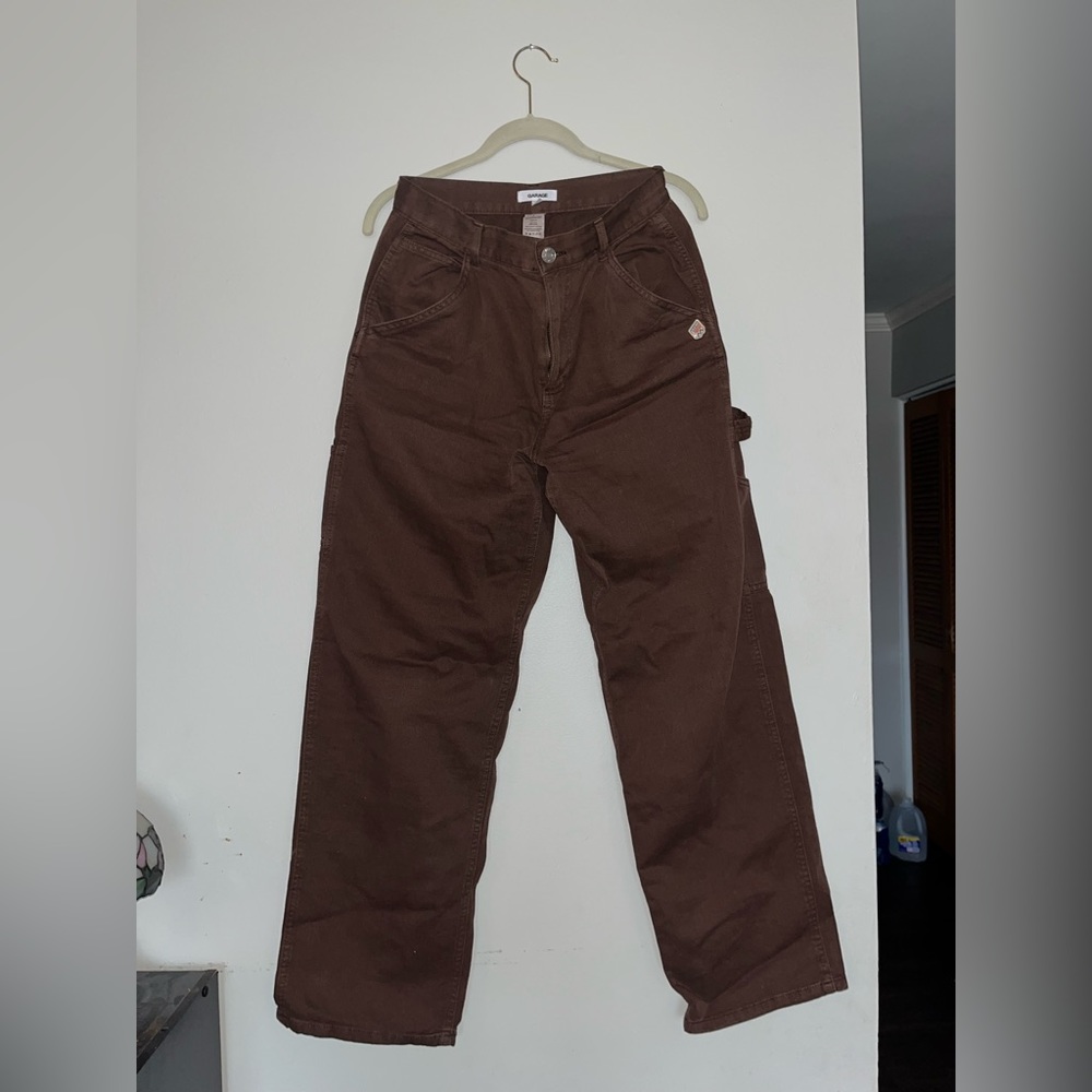 Garage - Wide Leg Brown Cargos